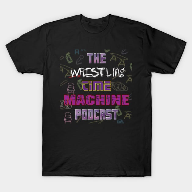 The Wrestling Time Machine Podcast - Neon Tee T-Shirt by bobbyf07